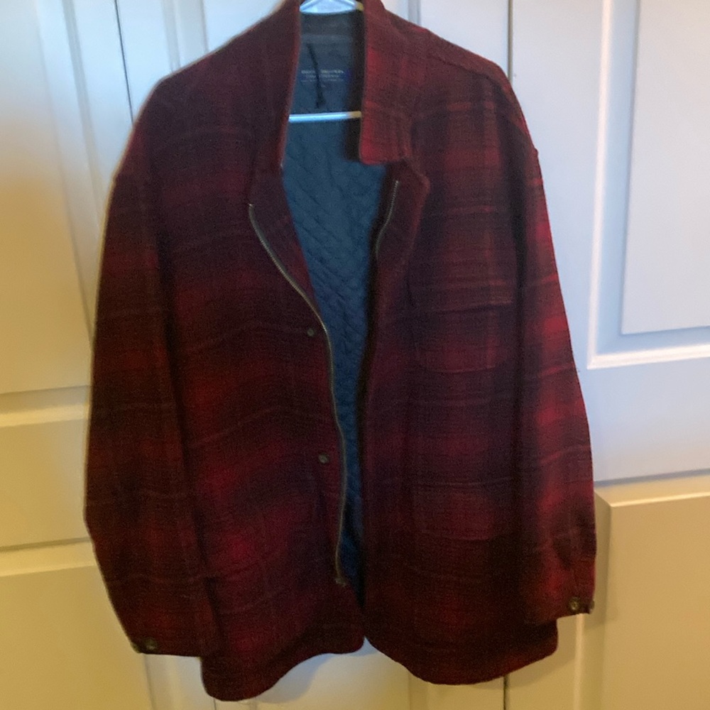 Vintage 1980’s Brooks Brothers Plaid Wool Field Coat